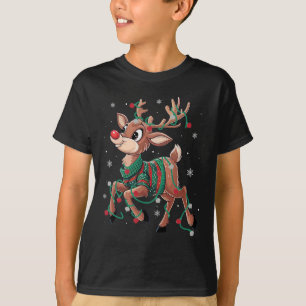 Rudolph Das Rote Nasen Rentier Für Kinder Und Weih T-Shirt