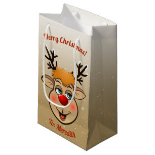 Rudolph - Der Rotnasen-Rentier des Weihnachtsmanne Kleine Geschenktüte