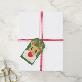 Rudolph der Rotnasen-Rentiere Geschenkanhänger