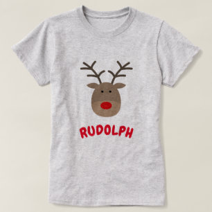 Rudolph die roten Nasenren Weihnachtst-shirts T-Shirt