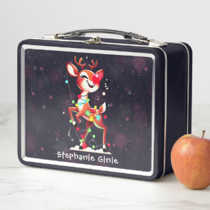 Rudolph Die Rotnase Rentier Weihnachten Metall Brotdose