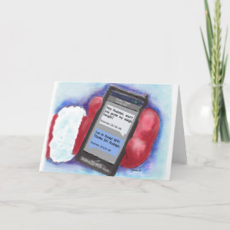 Rudolph dit oui! Carte de Noël