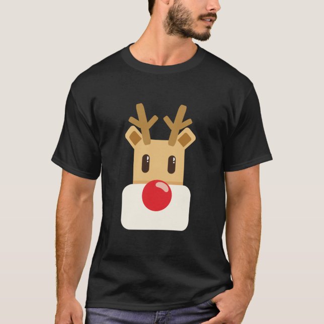 Rudolph Face T-Shirt (Vorderseite)