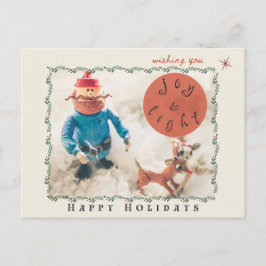 Rudolph & Friends Holiday Postkarte (anpassbar)