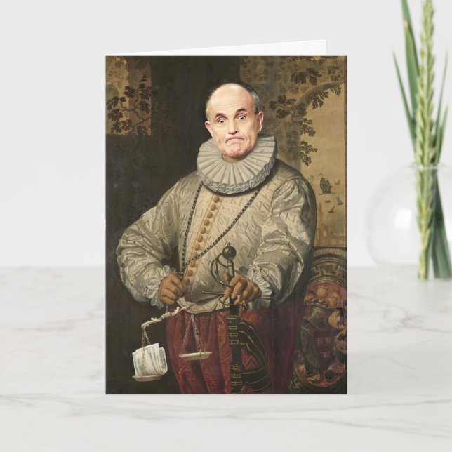 Rudolph Giulianis Karte (Vorderseite)