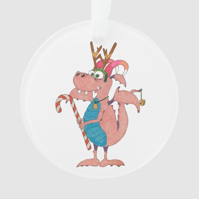 Rudolph hat Konkurrenz! Ornament (Vorderseite)
