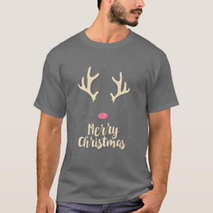 Rudolph, le T-shirt homme des Rennes à nez rouge