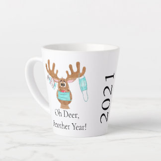 Rudolph le visage masqué renne latte Mug