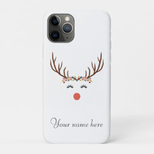 Rudolph mit Blume Crown Case-Mate iPhone Hülle