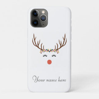 Rudolph mit Blume Crown Case-Mate iPhone Hülle