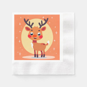 Rudolph Paper Napkin Serviette