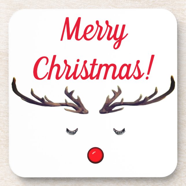 Rudolph Plastic, Set de 6, Dessous de verre en pla (Devant)