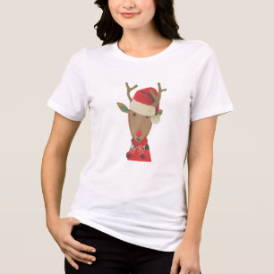 Rudolph Red Nose Reindeer Shirt - Weihnachts-T-Shi