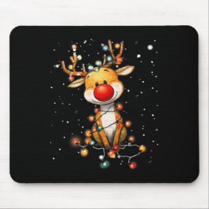 Rudolph Red Nose Weihnachtsmann's Rentier Weihnach Mousepad