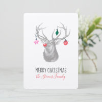 Rudolph Rentier Frohe Weihnachten