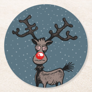 Rudolph Rentier Untersetzer aus Papier