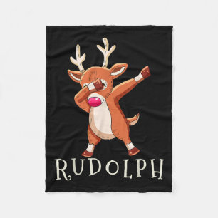 Rudolph Santas Rentiere Familien-Matching-Outfit C Fleecedecke