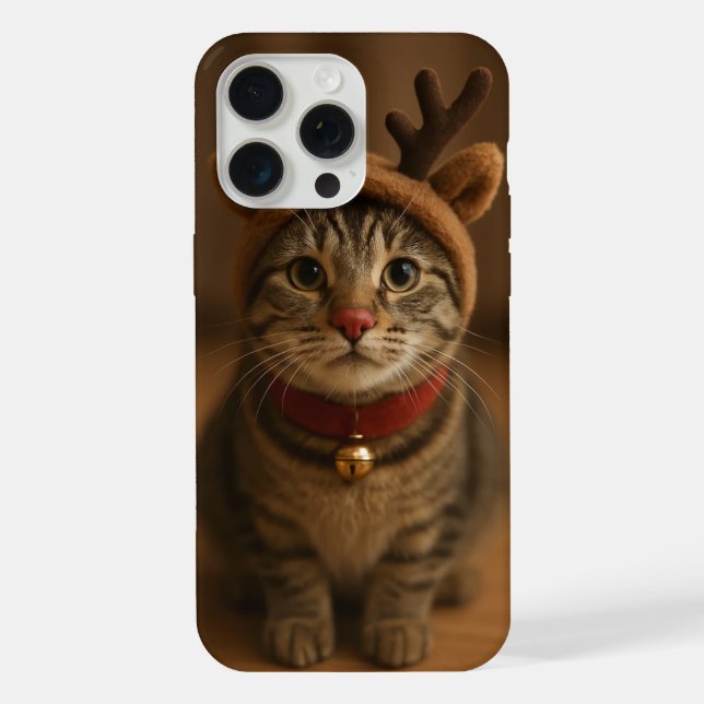 Rudolph the Cat iPhone 15 Pro Max Case Hülle (Rückseite)