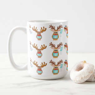 Rudolph the Face Masked Reindeer Kaffeetasse