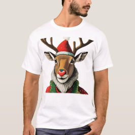 Rudolph The Red Nose Rentier Christmas T-Shirt