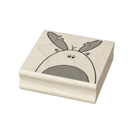 Rudolph the Red Nose Rentier Rubber Briefmarke Gummistempel