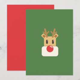 Rudolph the Red Nosed Reindeer Einladung