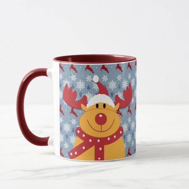 Rudolph the Red-Nosed Rentier Tasse (Links)