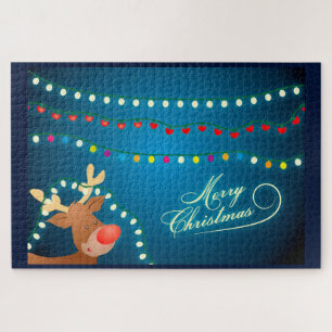 Rudolph und Weihnachtslicht