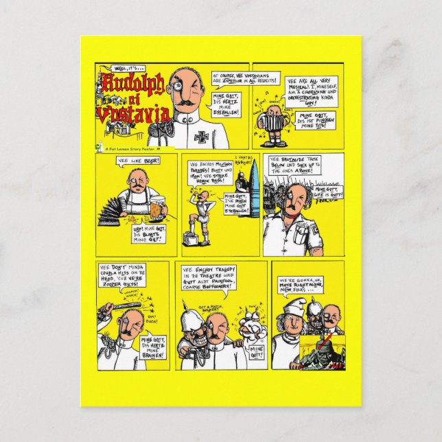 Rudolph Vostavia - Postkarte (Vorderseite)