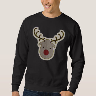 Rudolph-Weihnachtshässliche Strickjacke Sweatshirt