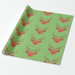 Rudolph Wrapping Paper Geschenkpapier