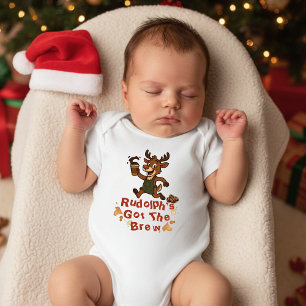 Rudolph's Brew Baby Strampler