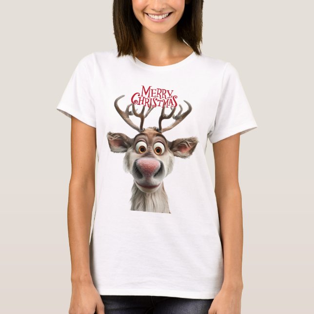 Rudolph's merry christmas T-Shirt (Vorderseite)