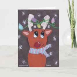 Rudolph's Sparkly Antlers - KidsArt for CHOC Karte
