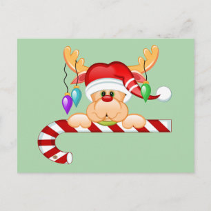 Rudy Candy Cane Postkarte