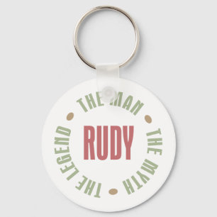Rudy der Mann der Mythos die Legende Schlüsselanhänger