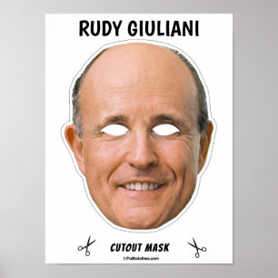 RUDY GIULIANI Halloween Mask Poster
