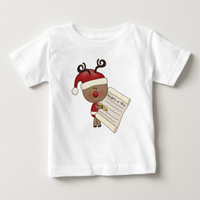 Rudy-Ren frech oder NIC Baby T-shirt (Vorderseite)