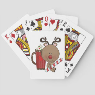 Rudy-Ren mit Kakao Spielkarten