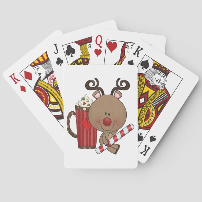 Rudy-Ren mit Kakao Spielkarten (Rückseite)