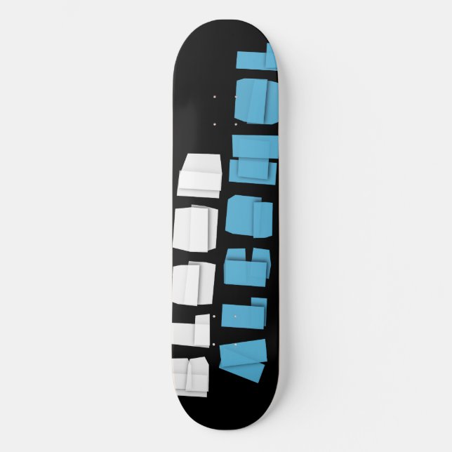 Rudy-Schwarzes Skateboard (Vorderseite)