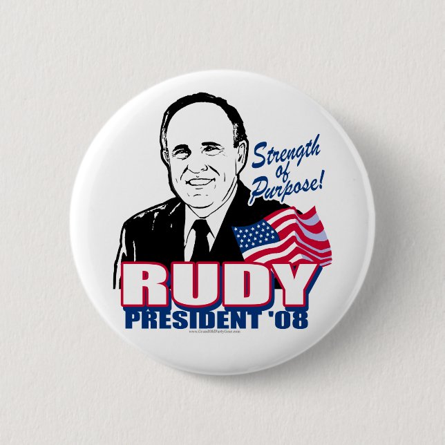 Rudy-Zweck-Knopf Button (Vorderseite)