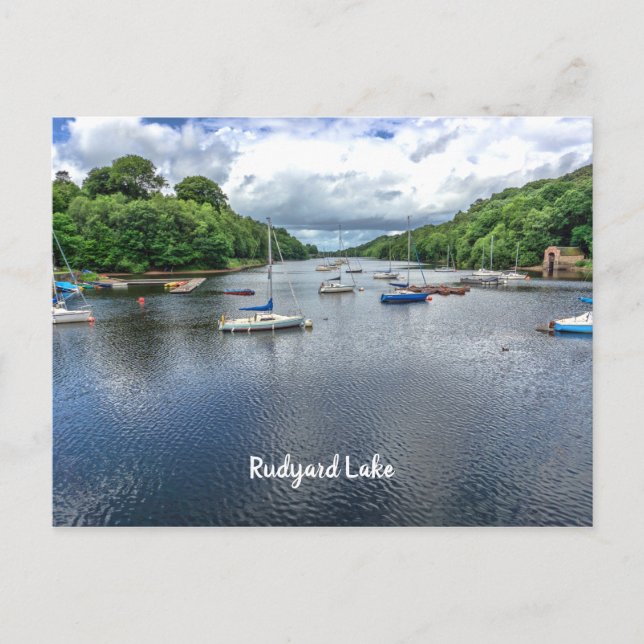 Rudyard Lake Staffordshire UK Postkarte (Vorderseite)