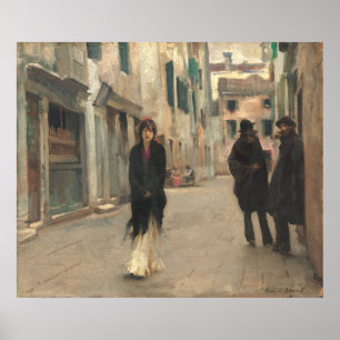 Rue à Venise - John Sargent Fine Art Poster