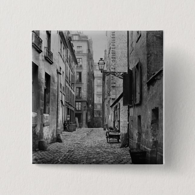 Rue Basse DES Ursins, Paris, 1858-78 Button (Vorderseite)