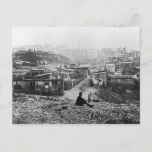 Rue Champlain, eine Gruppe von Hütten, 1858-78 Postkarte
