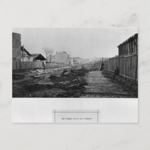 Rue d'Alesia, Rue d'Orleans, Paris, 1858-78 Postkarte