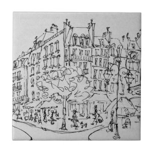 Rue de Conde   Jardin du Luxembourg, Paris Fliese
