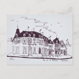 Rue De D. Nicholas Concarneau, Finistere Postkarte