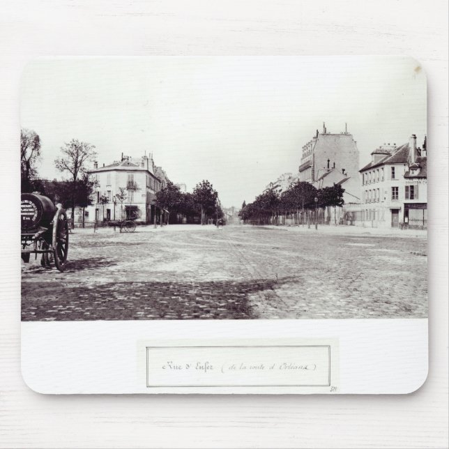 Rue d'Enfer, von der Straße nach Orleans Mousepad (Vorne)
